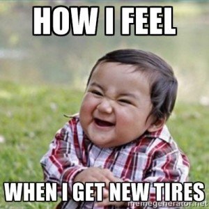 new tire kid