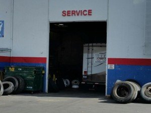 Starbuck in the service bay.