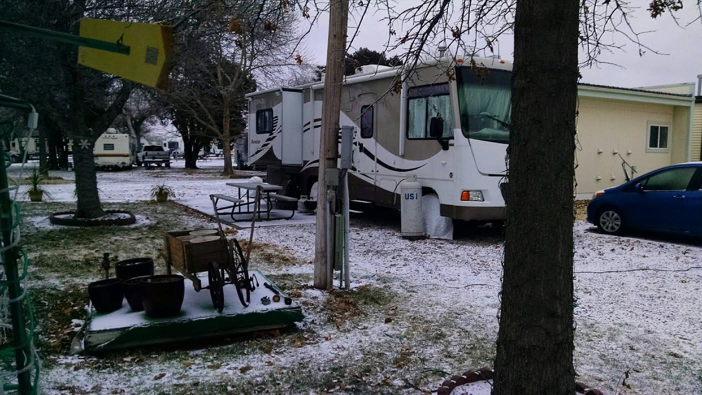 Our new home for the winter.