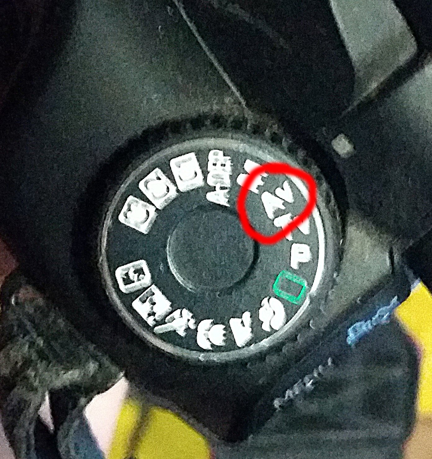 On my Cannon 40D I just turn the shooting mode dial to Av. Your camera may be different.