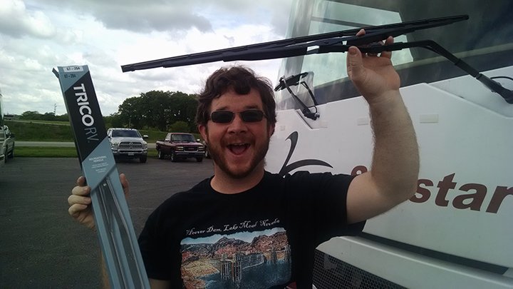 Never before has such happiness been declared for wiper blades.